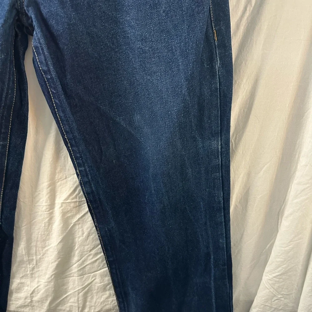 True Religion Section Row Seat Jeans Mens 36 Dark Wash Button Fly